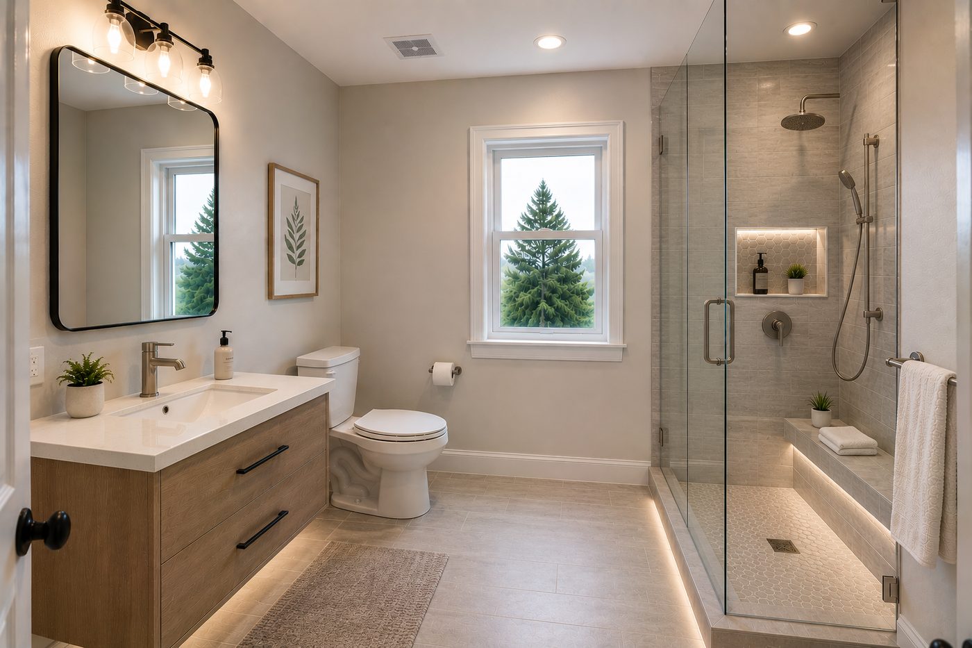 Bathroom renovation range example